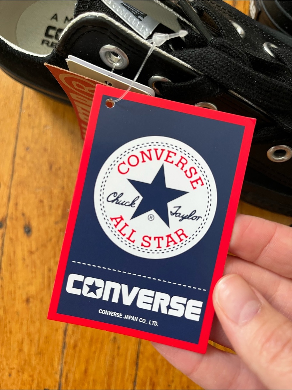 Ameri x Converse Japan Low Top Platform Sneakers in Black - Picture 9 of 11
